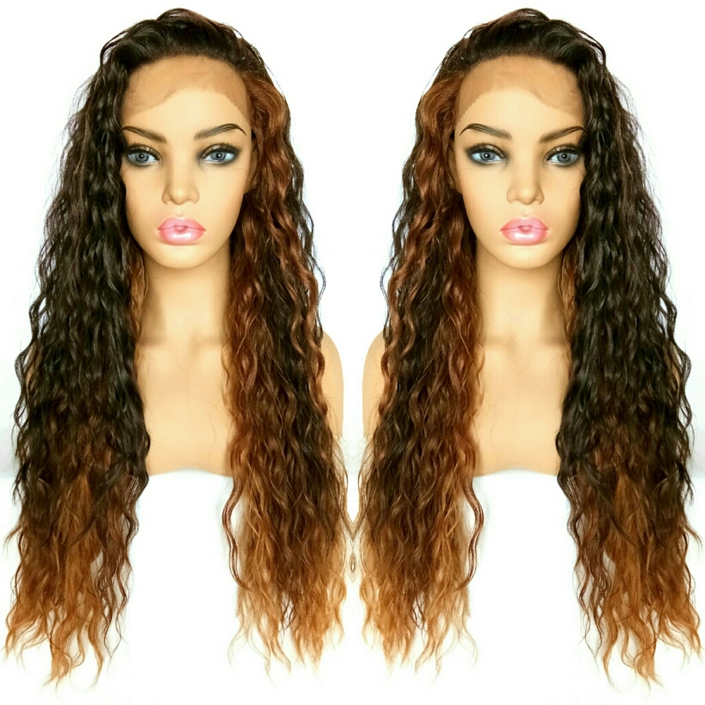 BRAND NEW Lace Front Ombre Wig Wavy/Curly